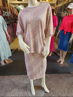 Plus Animal print tunic top