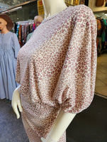Plus Animal print tunic top