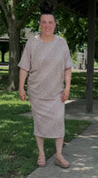 Plus Animal print tunic top