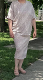 Plus Animal print tunic top