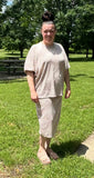 Plus Animal print tunic top